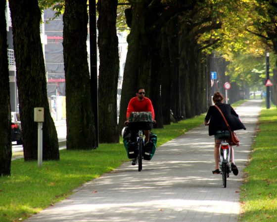 Tramsporen Hubert Frere-Orbanlaan en Clarissenstraat