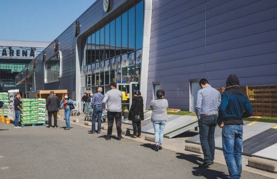 Zebrapad parking Brico (Ghelamco Arena)